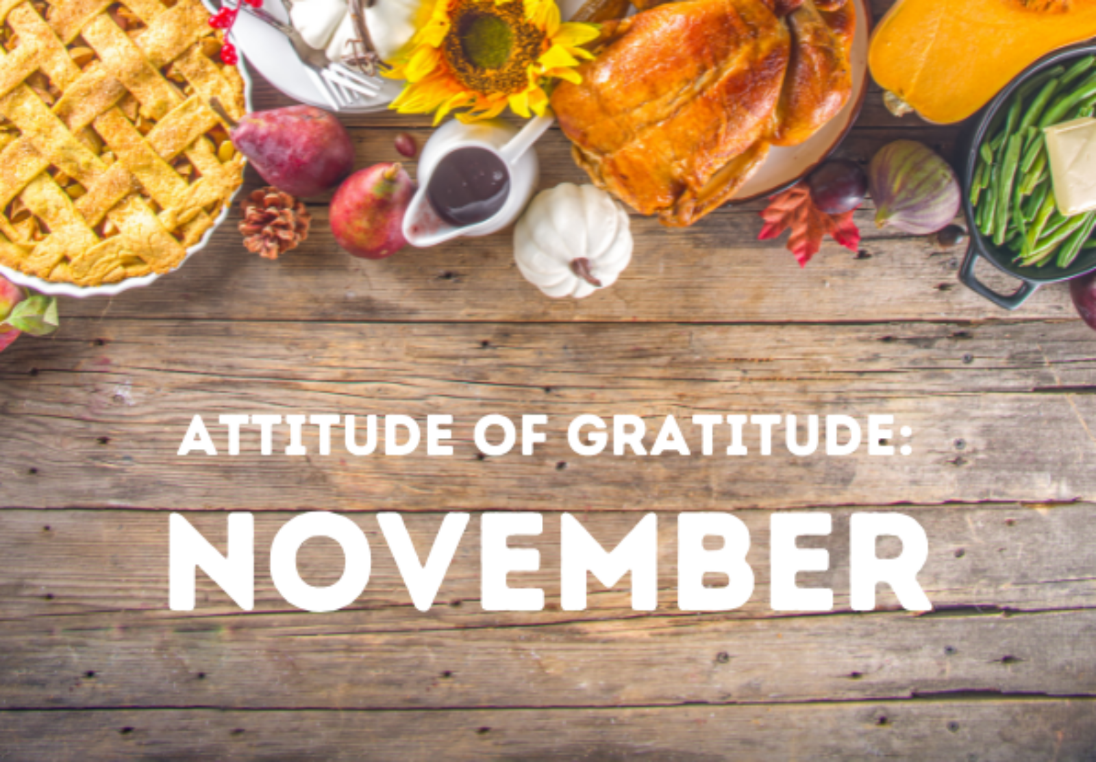 Attitude of Gratitude: November