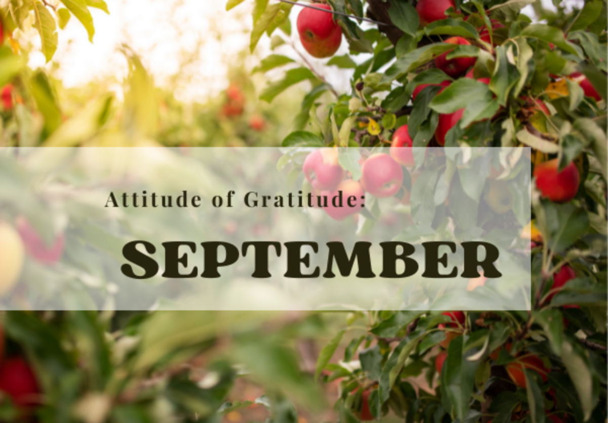 Attitude of Gratitude: September