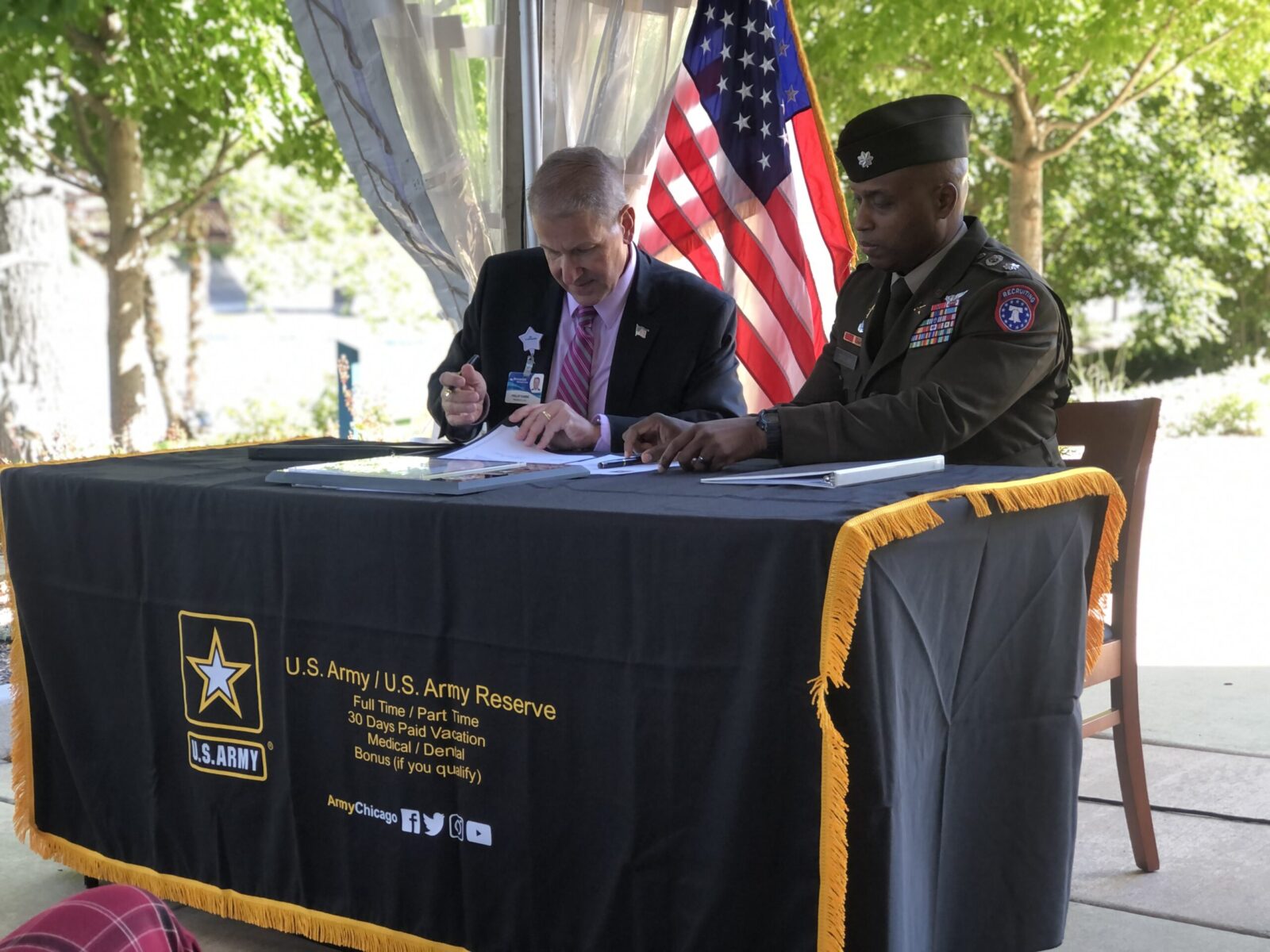 Army PaYS Ceremonial Signing